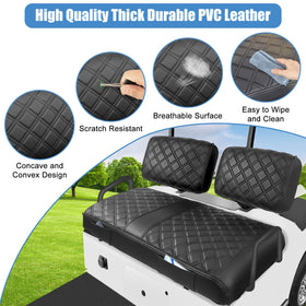 MOSNAI G22 square stitching design enhances cart interior style