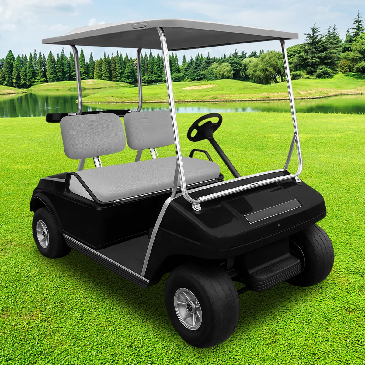 MOSNAI Club Car DS Pre-2000 front seat cover enhances interior appearance
