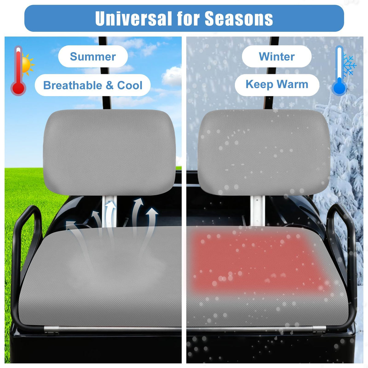 MOSNAI G14 seat cover with durable stitching protects against wear