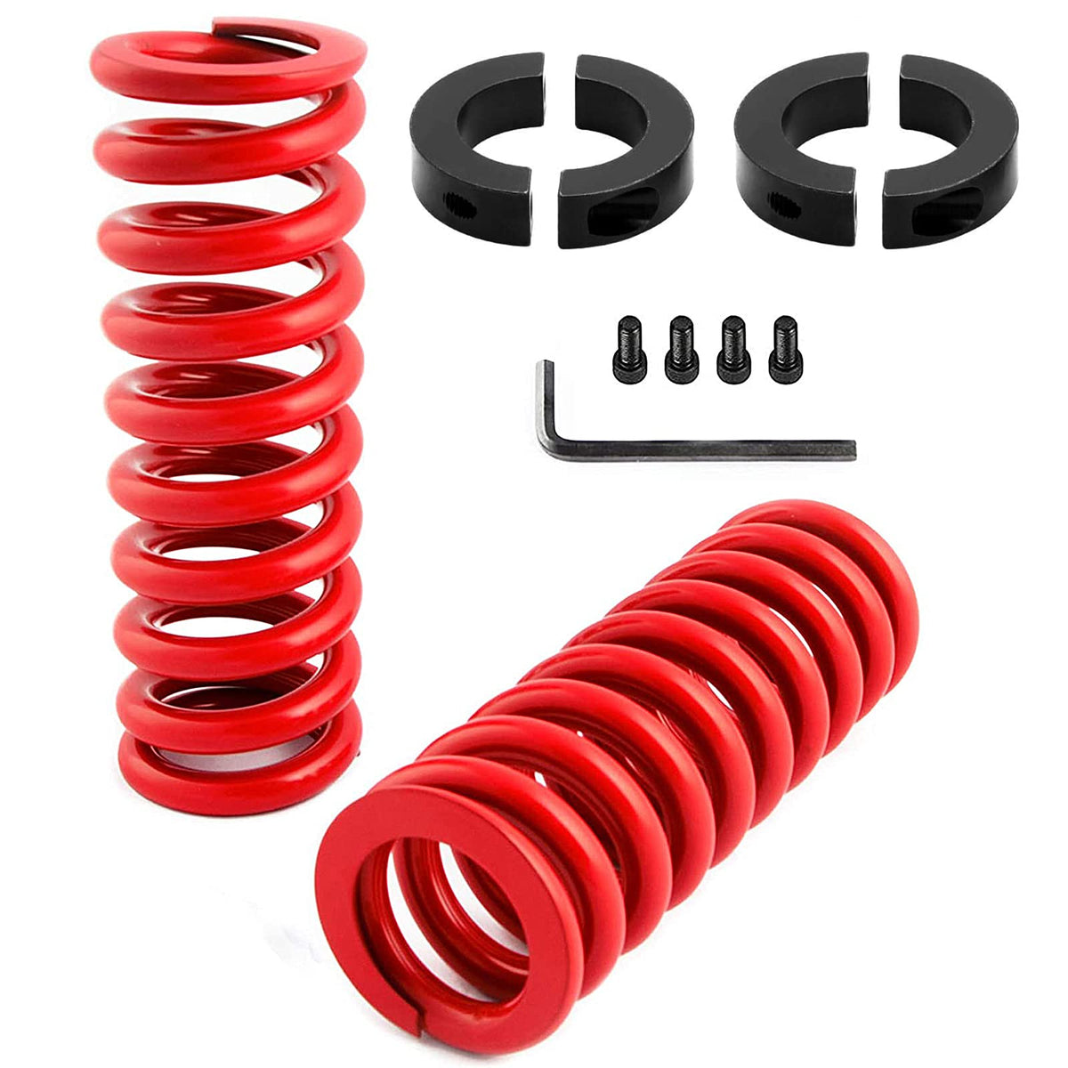 MOSNAI golf cart rear coil springs assembly enhances load handling on Yamaha carts.