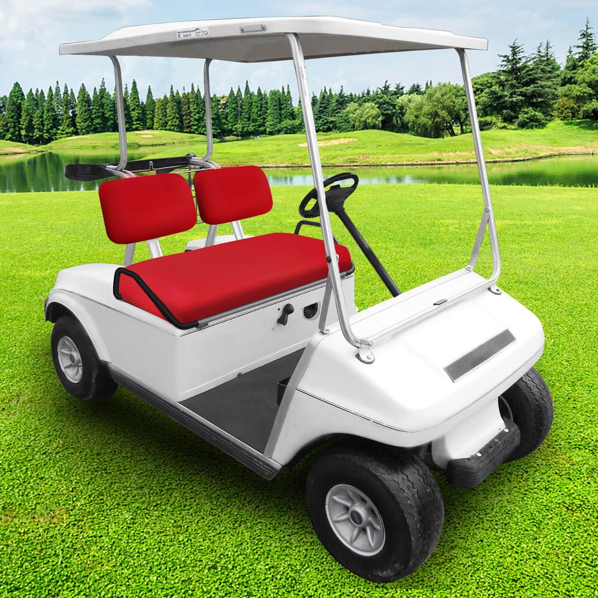 MOSNAI Club Car DS front-seat cover refreshes appearance and shields upholstery.