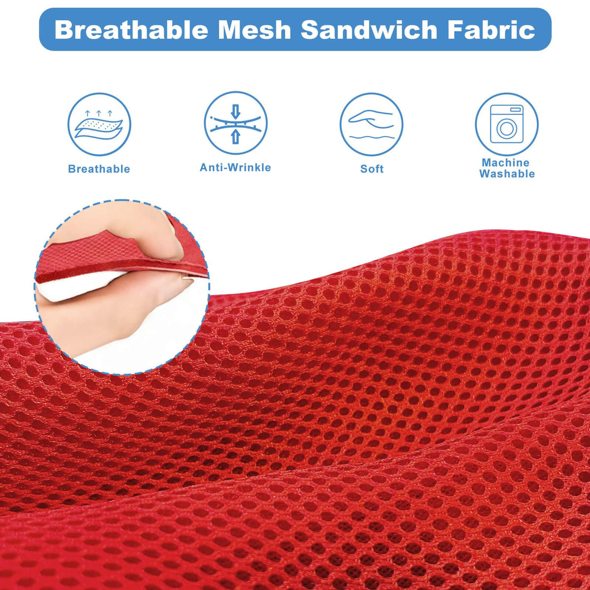 MOSNAI seat cover for Yamaha G19 uses breathable weave to stay cooler.