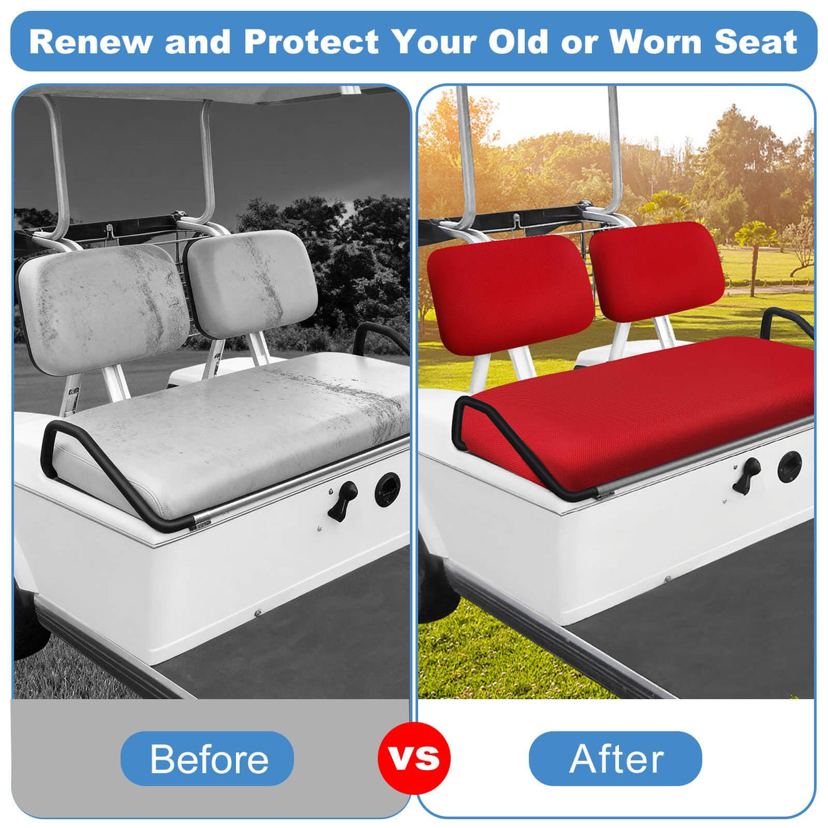 MOSNAI G9 front-seat cover keeps the seat cool and clean.