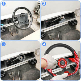 MOSNAI adapter-required steering wheel for EZGO, Club Car, Yamaha carts.
