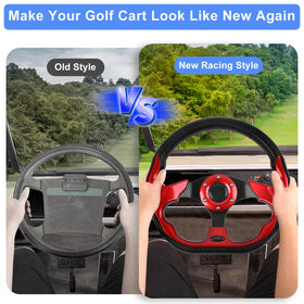 MOSNAI D-shape steering wheel provides extra room for easy entry.