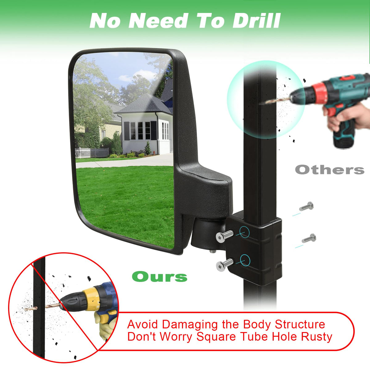 MOSNAI quick clamps and hardware ensure secure, simple installation.