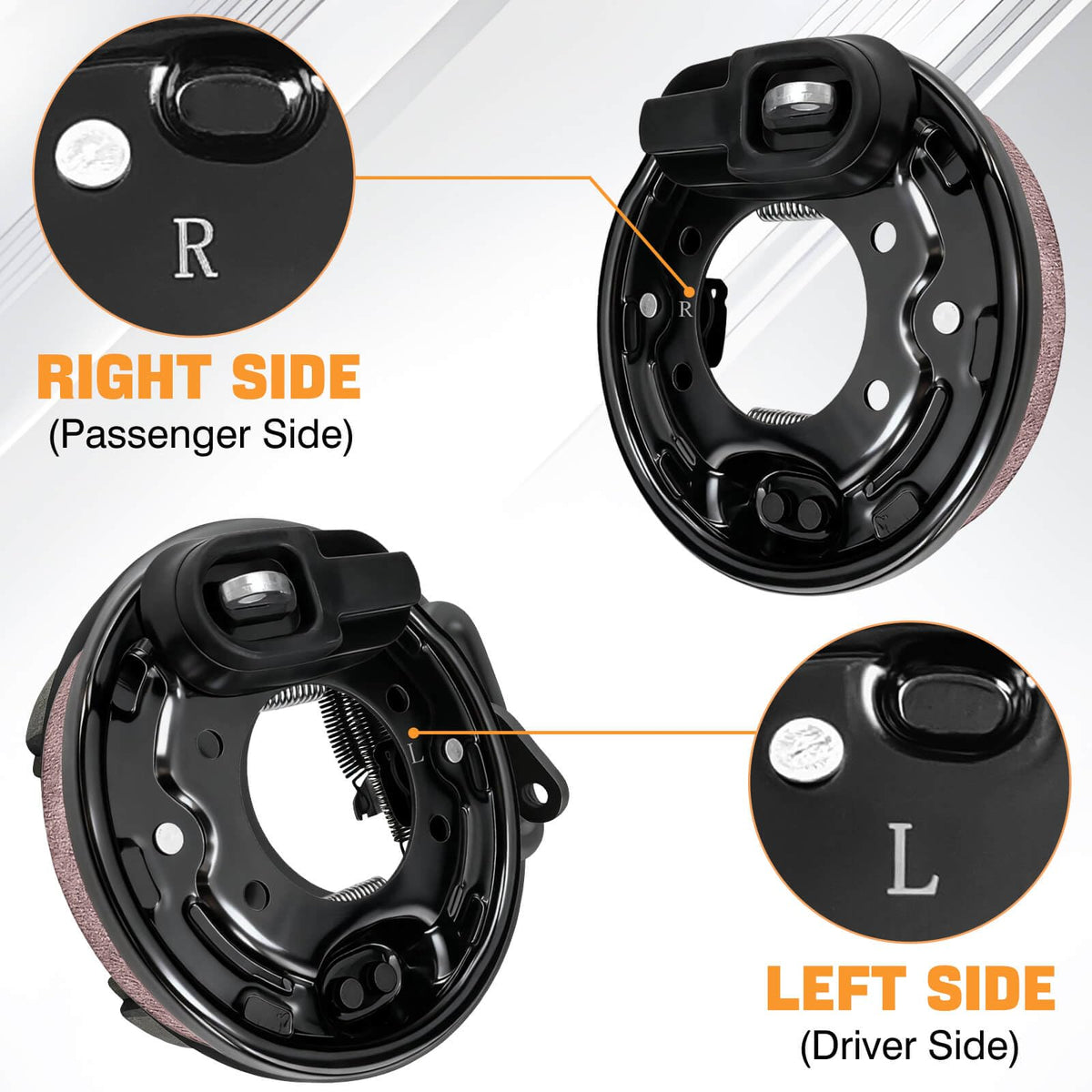 MOSNAI rear brake assembly for Club Car DS/Precedent smooth performance