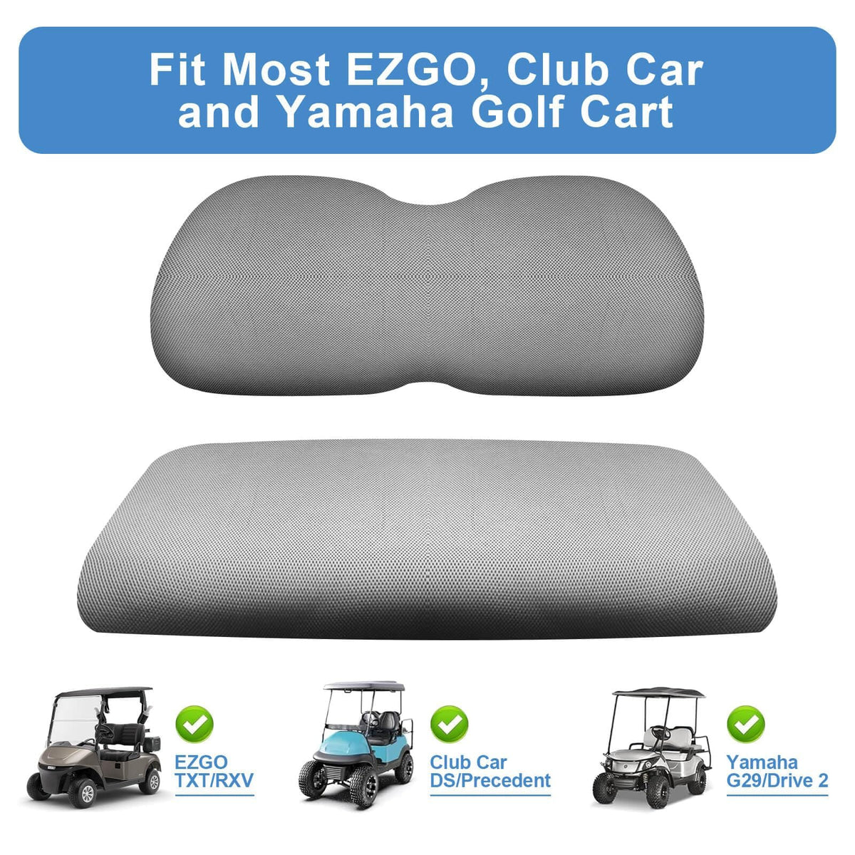MOSNAI Club Car DS-Precedent front seat cover protects from wear.