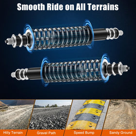 MOSNAI shock absorber kit with bushings and hardware supports easy replacement.