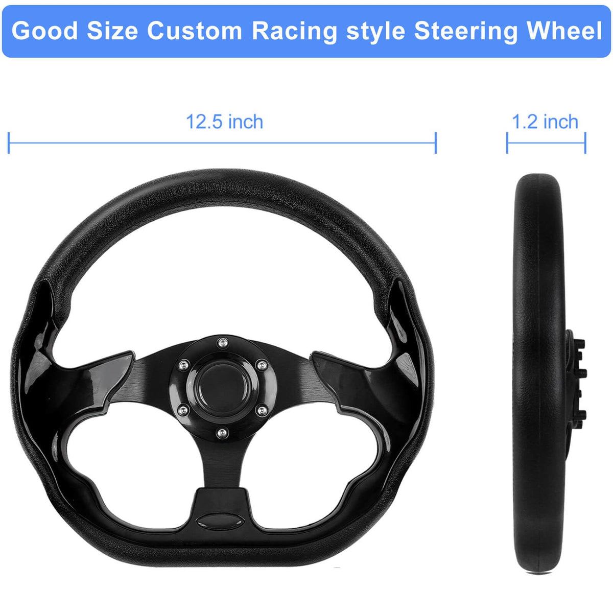 MOSNAI steering wheel designed for EZGO TXT and RXV models.