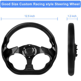 MOSNAI steering wheel designed for EZGO TXT and RXV models.