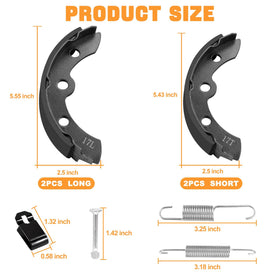 MOSNAI top brake shoe springs ensure smooth engagement.