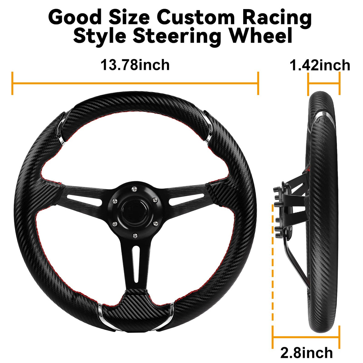 MOSNAI universal-fit wheel shown on EZGO/Club Car/Yamaha for easy upgrade.