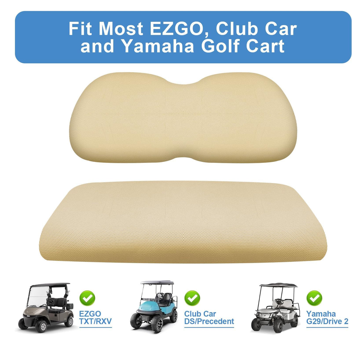 MOSNAI Club Car DS front seat cover guards against dirt and wear