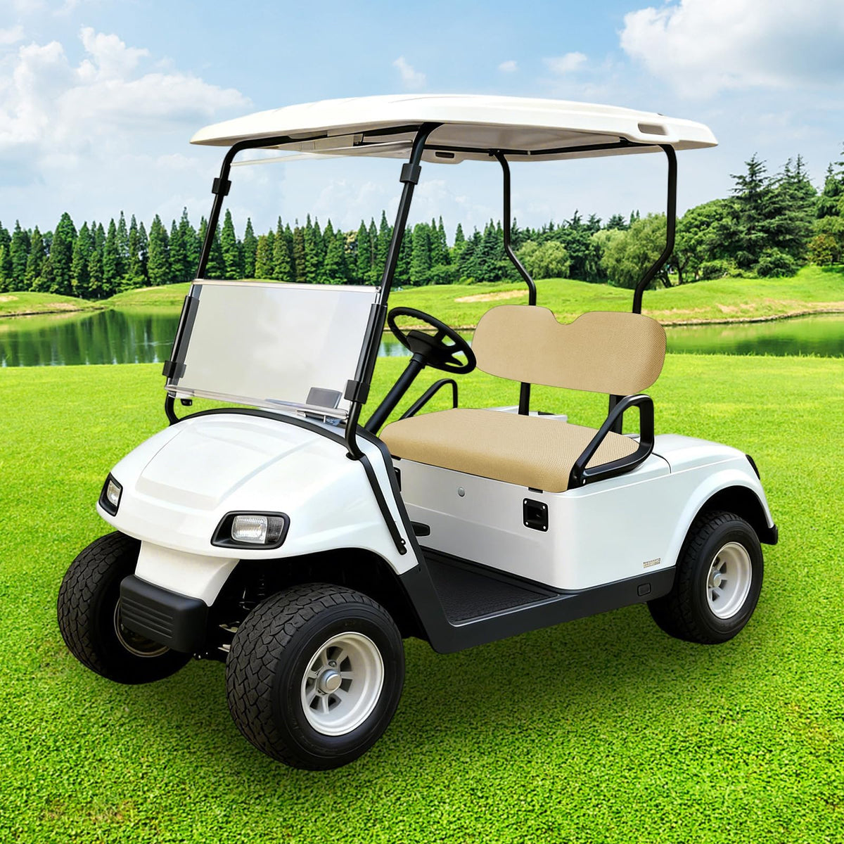 MOSNAI easy-installation seat cover with adjustable belt and buckle