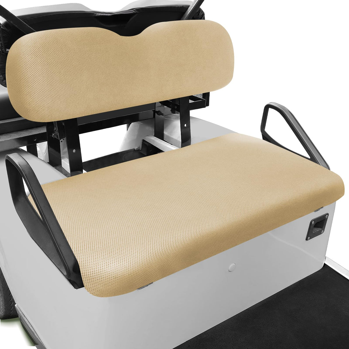 MOSNAI EZGO TXT front seat cover provides breathable protection