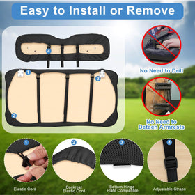 MOSNAI Yamaha Drive 2 front seat cover offers easy care and protection
