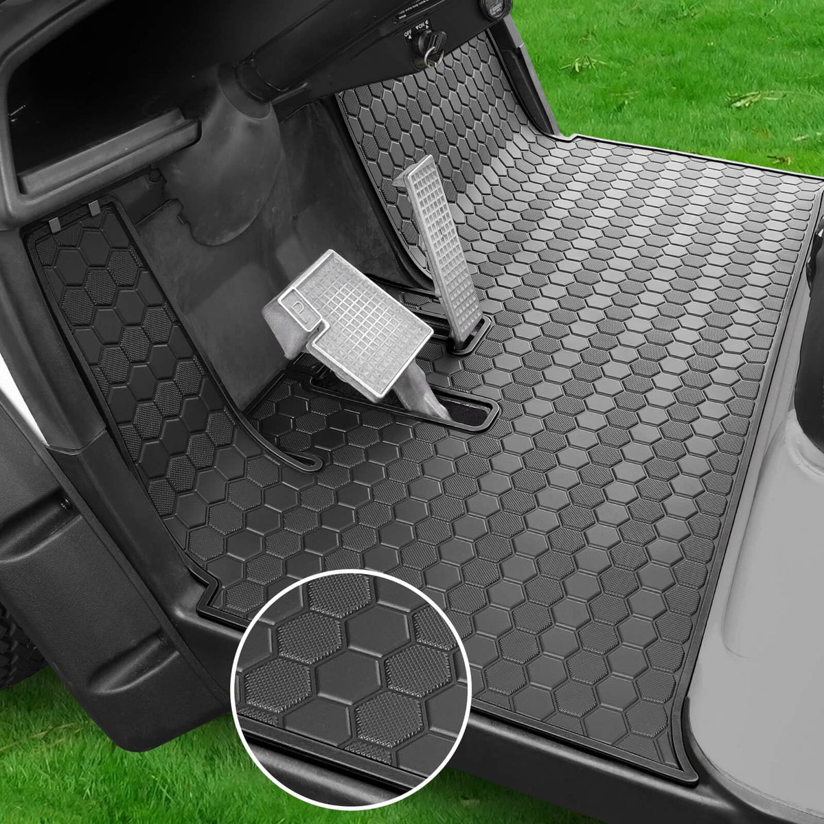 MOSNAI Yamaha Drive floor mat full coverage for G29 and Adventurer interiors.