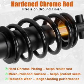MOSNAI front shocks chrome-rod construction boosts longevity