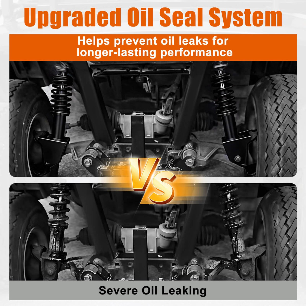 MOSNAI front shocks durable coating resists corrosion for longer life