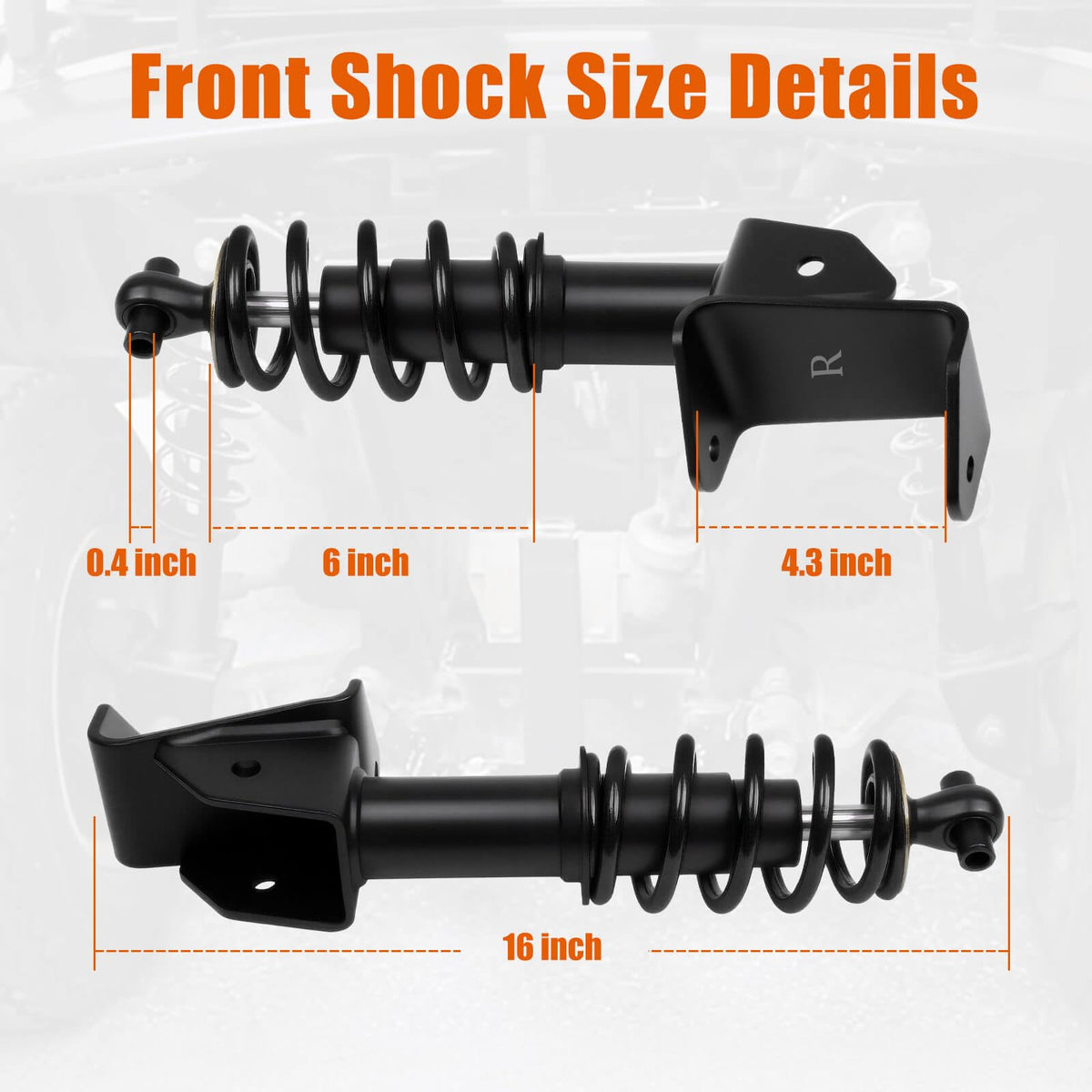 MOSNAI front shocks set for Yamaha G29 upgrade and OEM fit