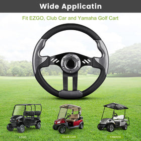 MOSNAI Yamaha G2-G29 compatible steering wheel supports ergonomic control.