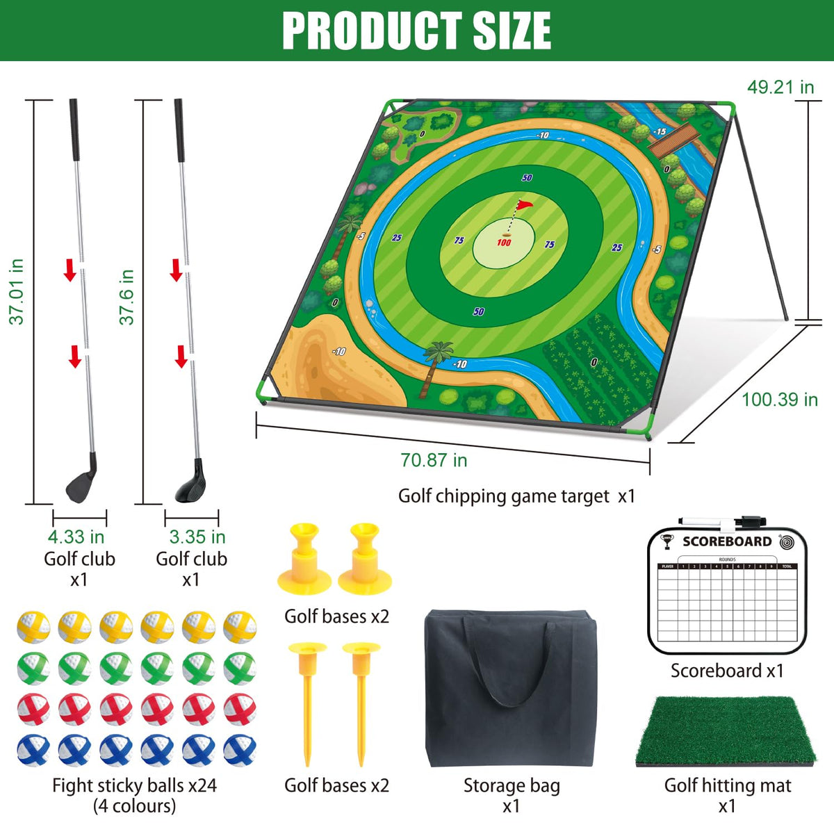 Mostop outdoor yard setup ready for family gatherings and active play.