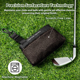 MOSTY Golf Club Cleaner Bag grooves cleaned without scratching