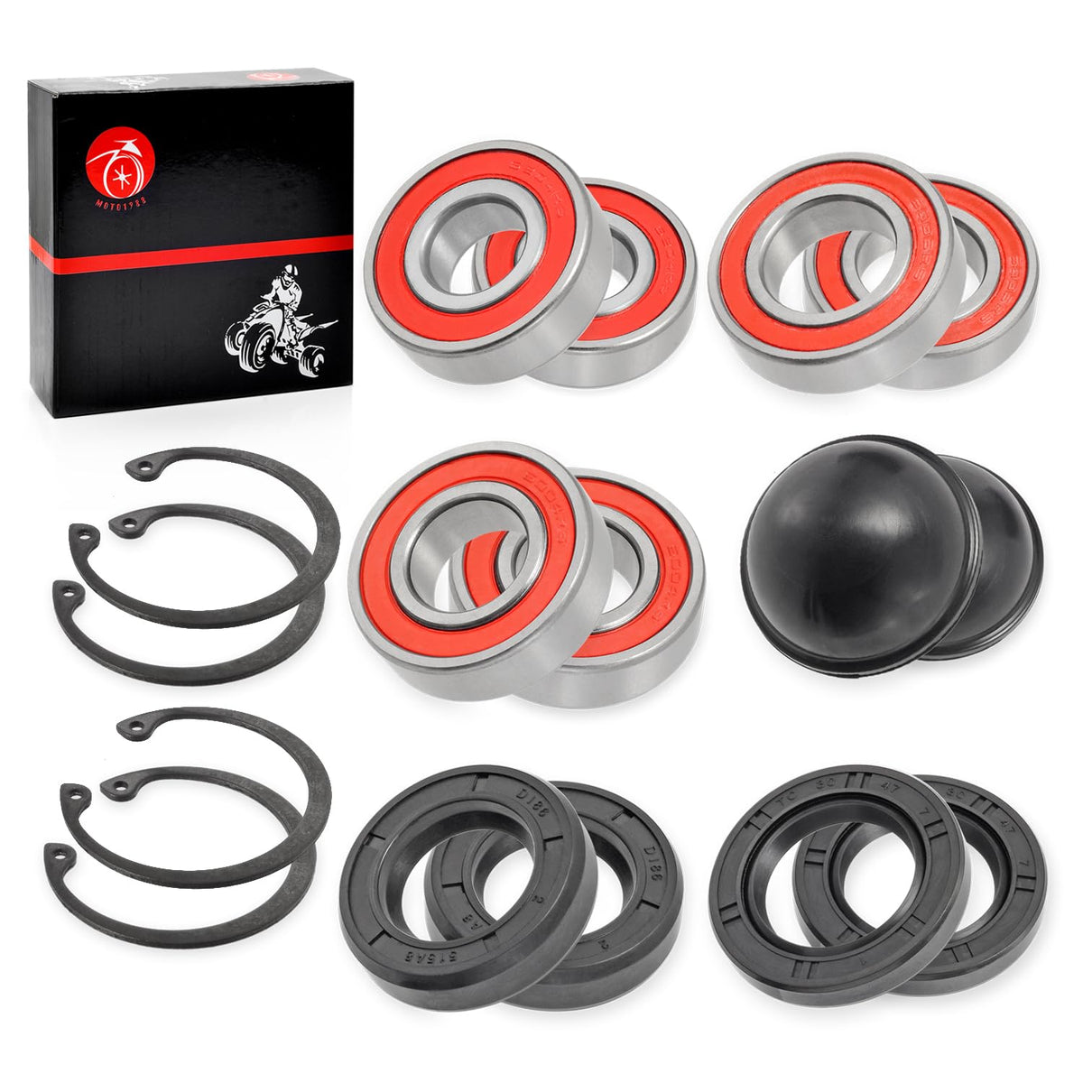 MOTO1988 6005 bearing provides durable wheel support