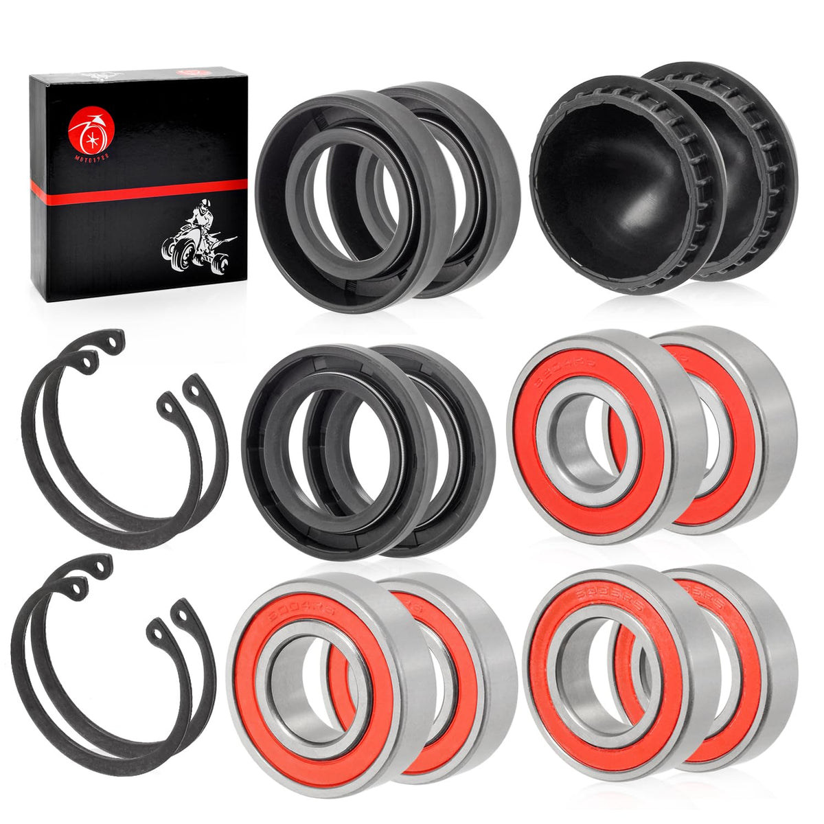 MOTO1988 clips secure the kit for easy installation