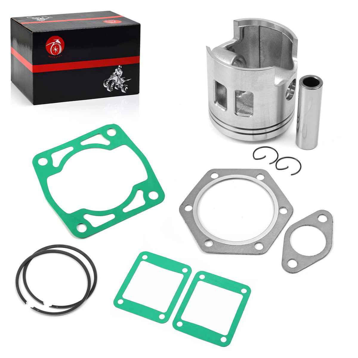 MOTO1988 gasket pack with five gaskets for reliable seals