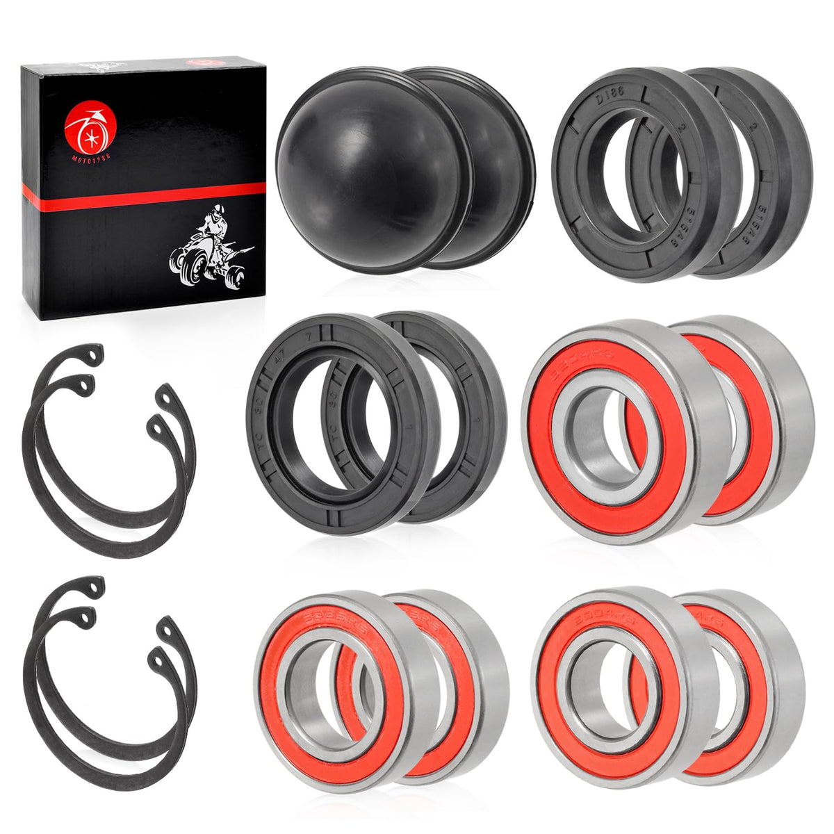 MOTO1988 hub dust cover protects bearings from dust and debris
