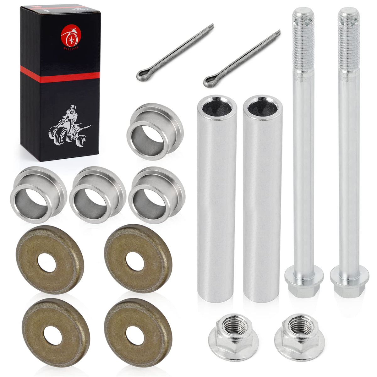 MOTO1988 king pin bolts ready for secure assembly