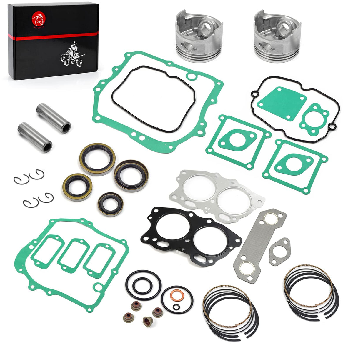 Moto1988 oversize piston 0.25mm for EZGO engine performance tuning