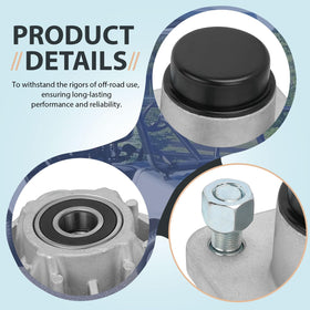 MOTO1988 front wheel hub assembly with bearings two-pack