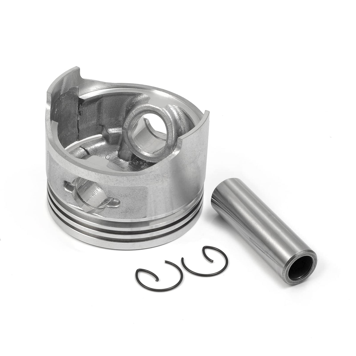 MOTO1988 snap rings image highlights securing the piston assembly