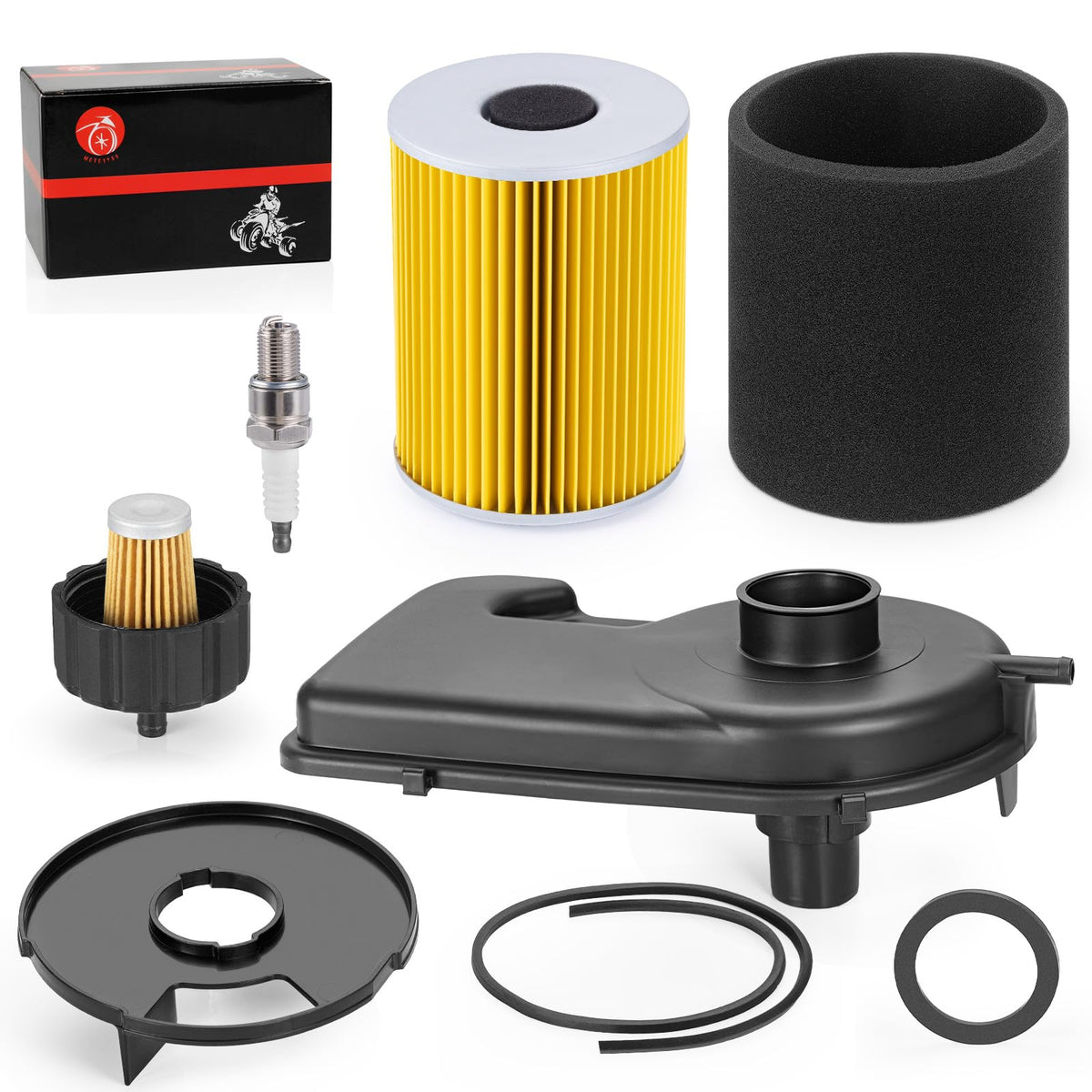 MOTO1988 Yamaha golf cart air filter cover cap ready for installation.