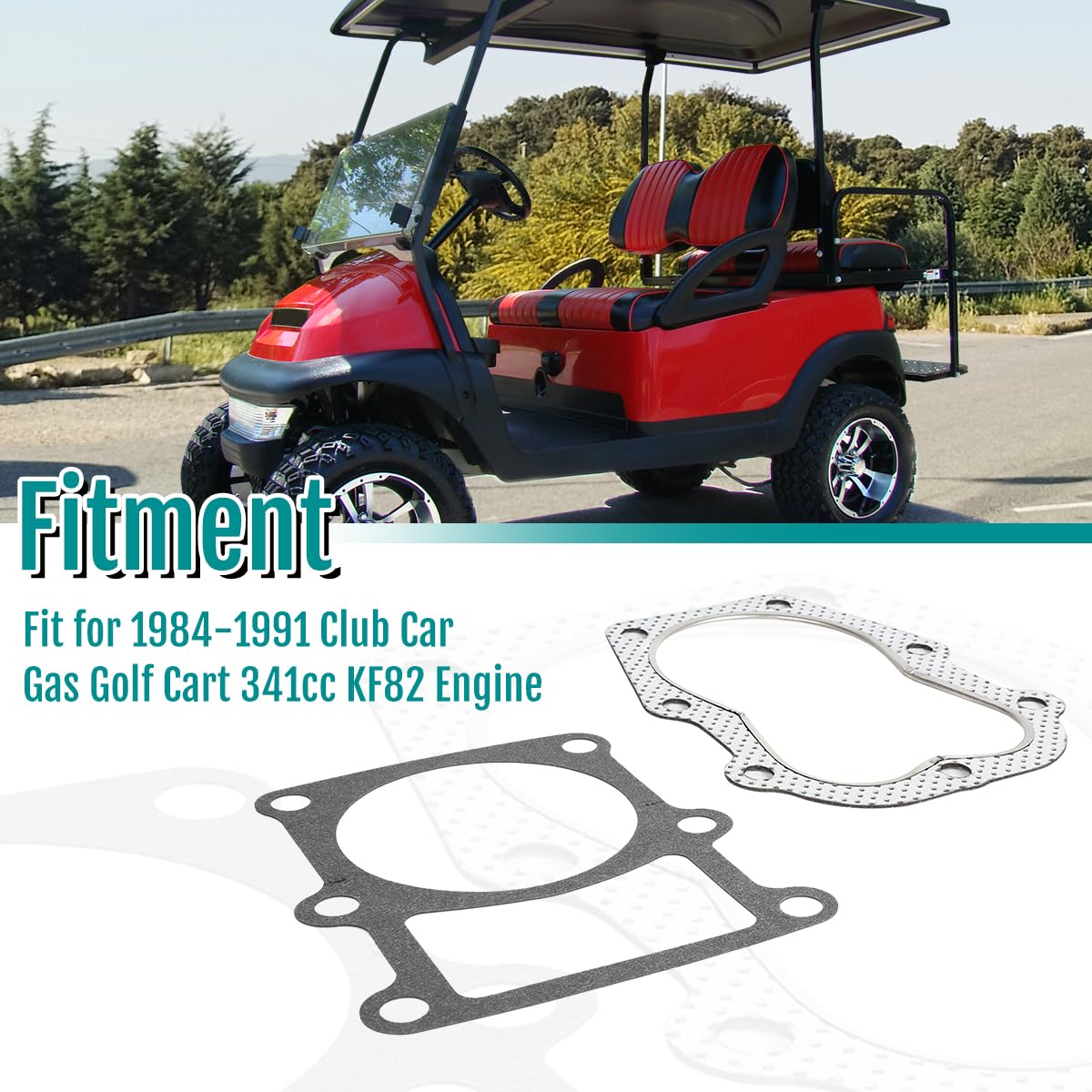MOTOQUEEN cylinder base gasket 1012518 replacement for KF82 engines.