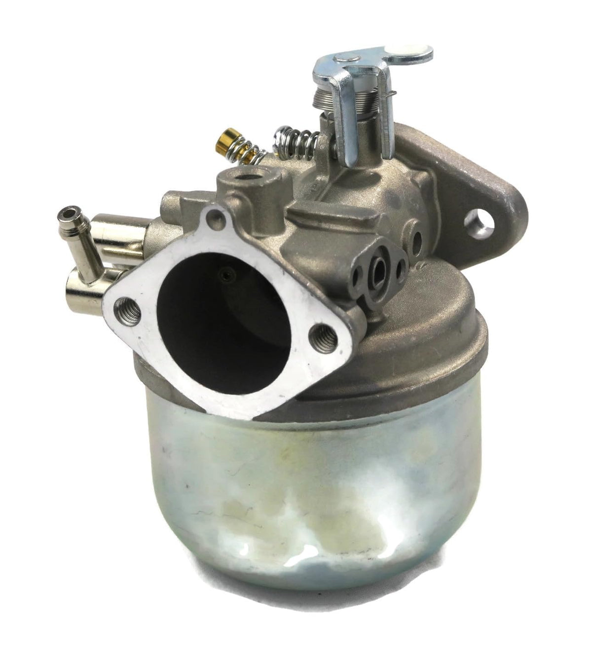 Motorpartstore carburetor front view shows sturdy construction