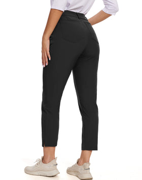 Mottepi high-waist golf pants offering a flattering fit.
