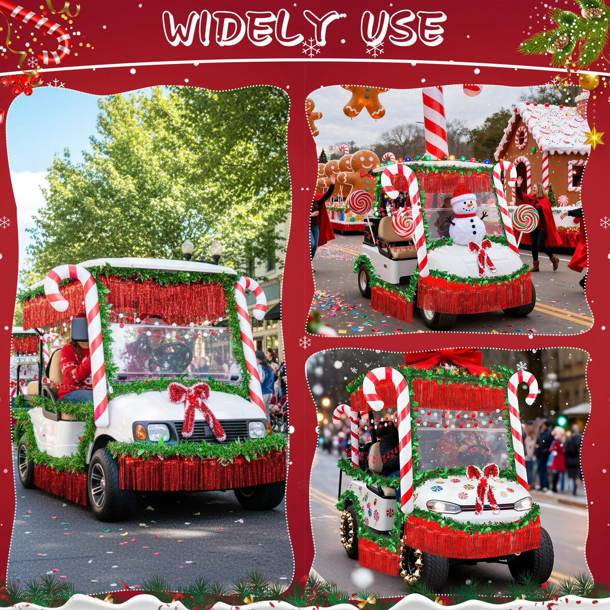 Moucuny felt Christmas strings offer cozy, versatile decor for spaces.