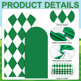 Moukeren golf arch cover 221x121 green durable backdrop for layered decor