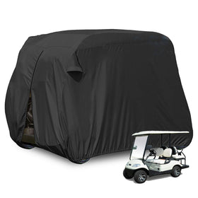 Moveland golf cart cover with waterproof-dustproof finish for all-weather protection.