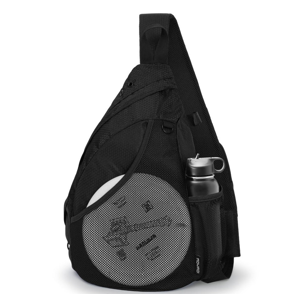 MOYAQI Disc Golf Bag main compartment holds multiple discs for rounds