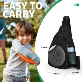 MOYAQI Disc Golf Bag padded strap reduces shoulder fatigue during play