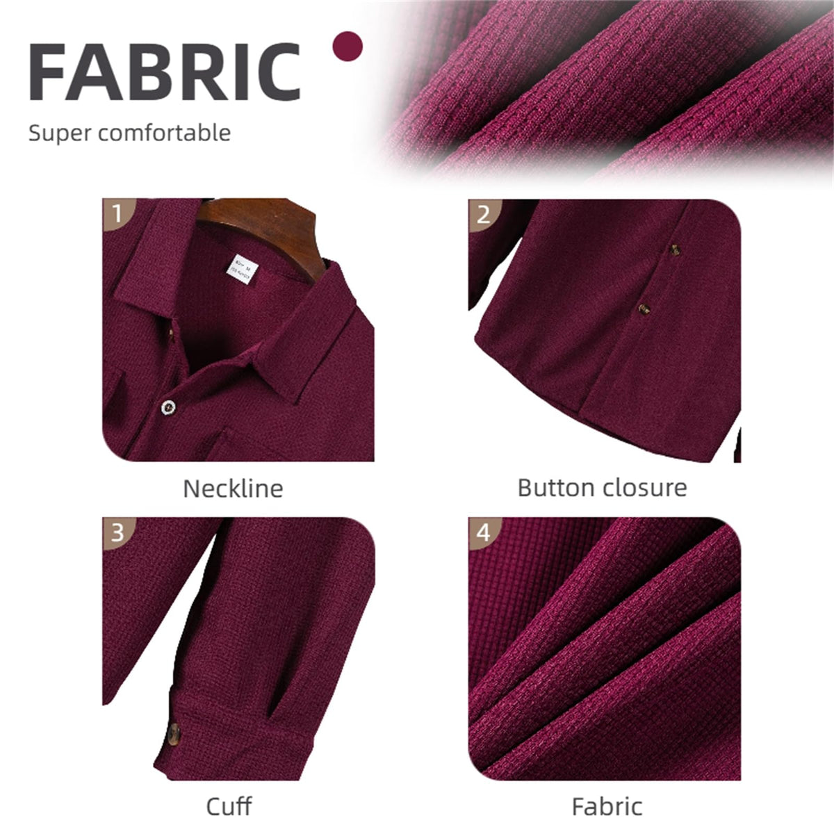 MQUN size guidance and tailored details for better fit.