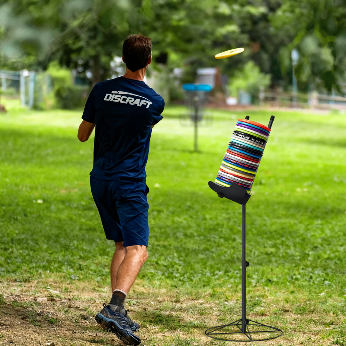 MR Disc Sports Pod ready to roll with carrying bag
