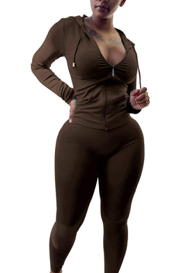 Mrskoala full-zip tracksuit shown, versatile for workouts and everyday wear.