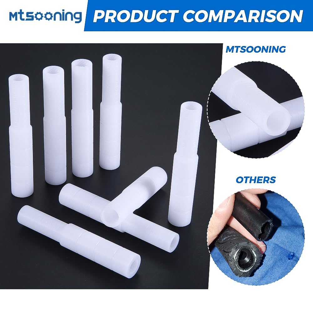 Mtsooning lightweight shaft extension adds minimal static weight for smoother swings.