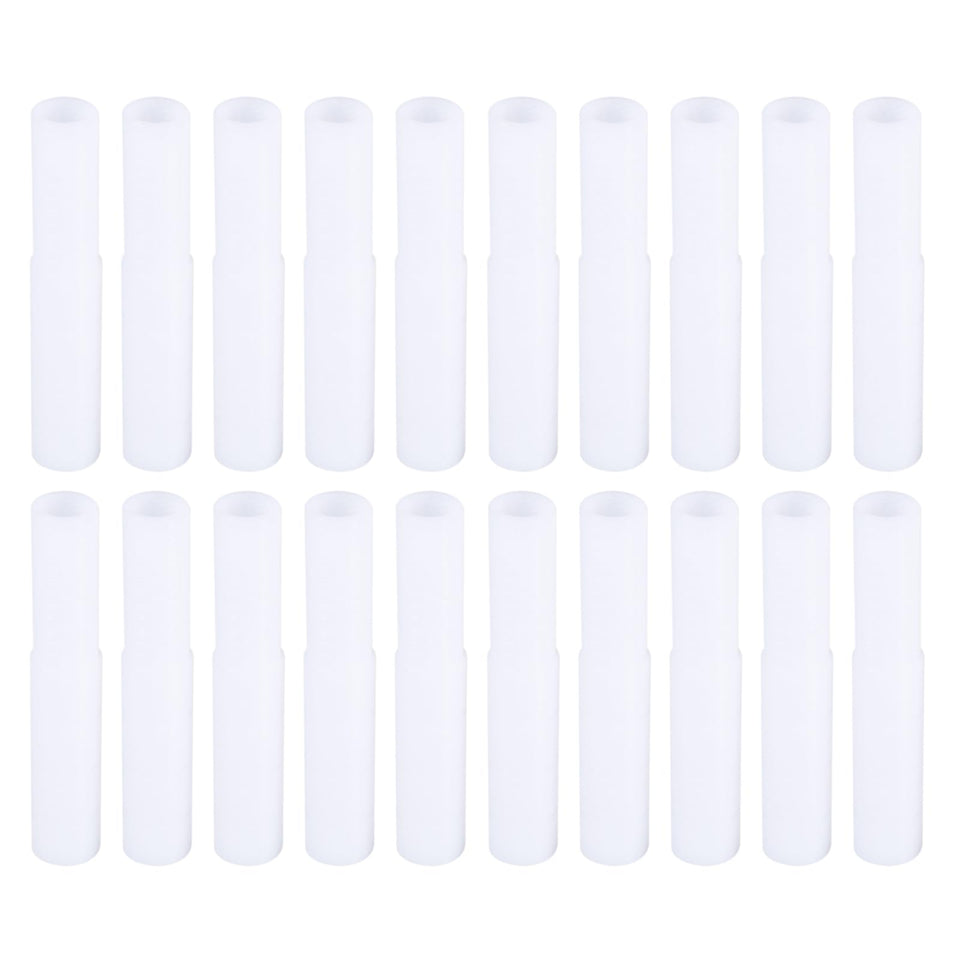Mtsooning white universal golf club extender 12.63mm for quick length adjustments on wood shafts.